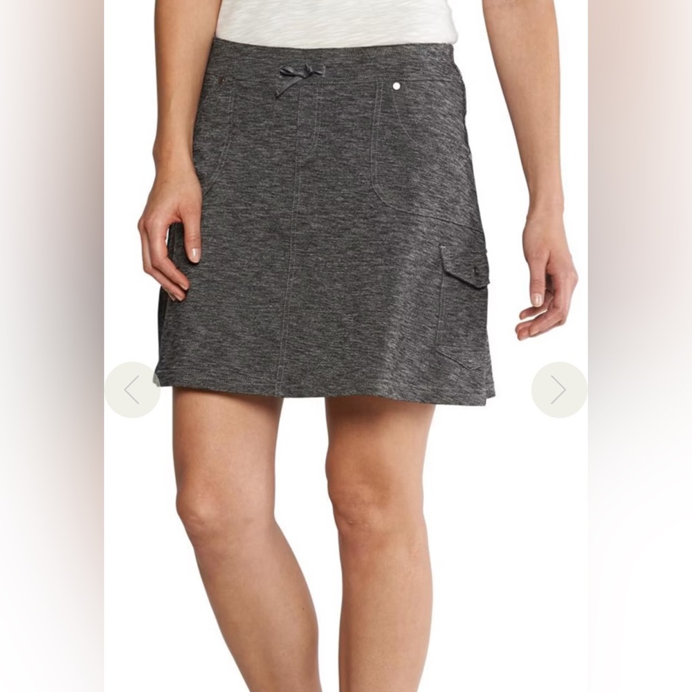 Kuhl Womens Mova Skort Size XS Golf Skirt Built In Shorts Liner Gray Pickleball